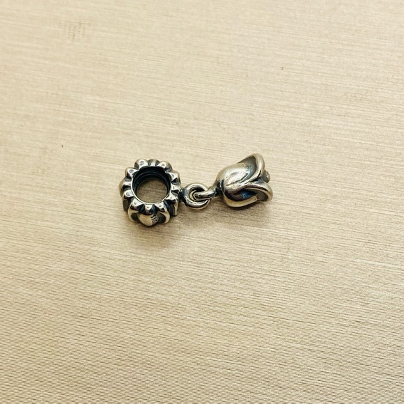 EUC Pandora 790230 Sterling Silver Tulip Flower Dangle Charm - Picture 5 of 8